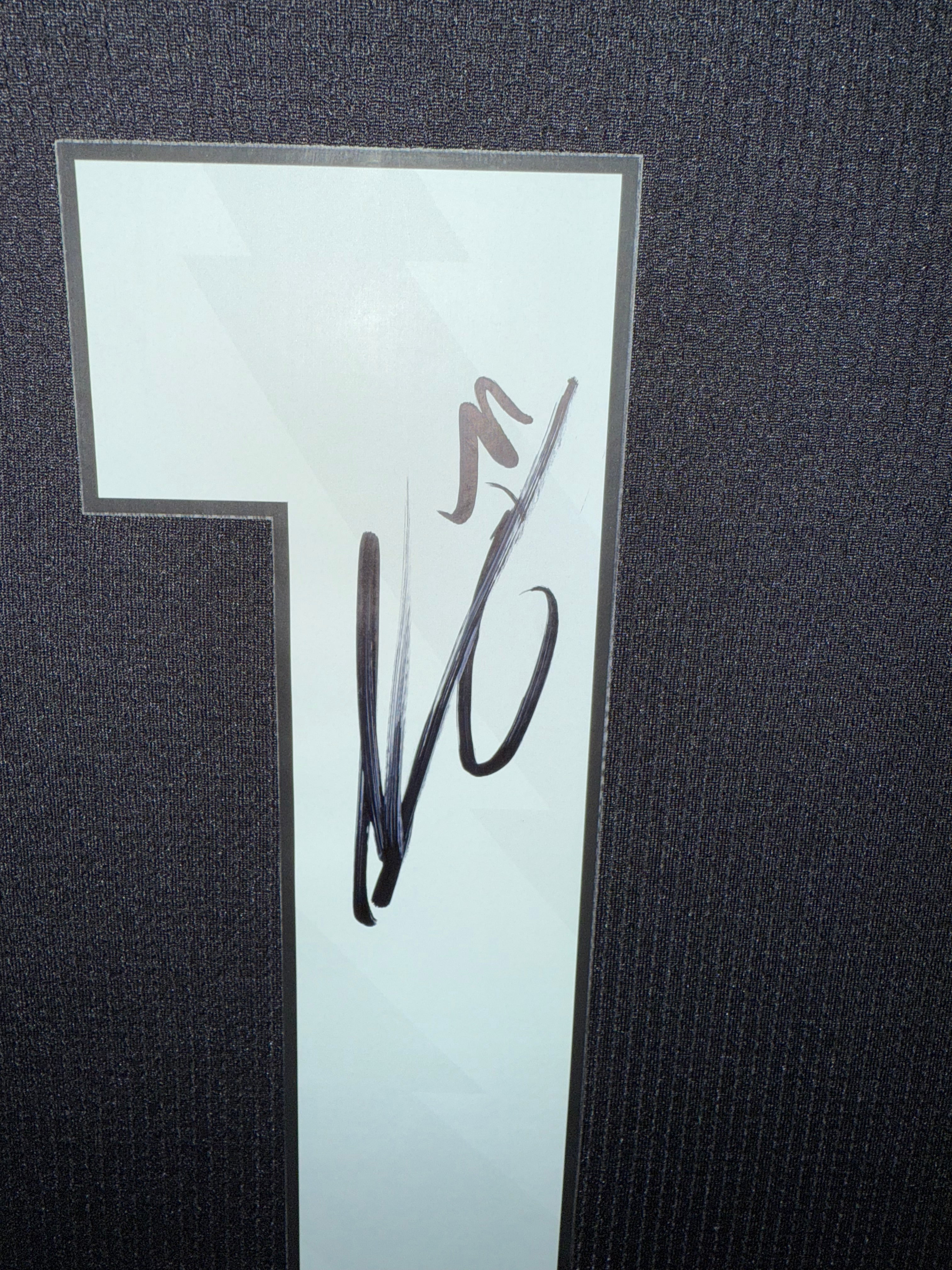 Thierno Barry - Framed Signed Everton Shirt 2025-26 with COA - XL Frame