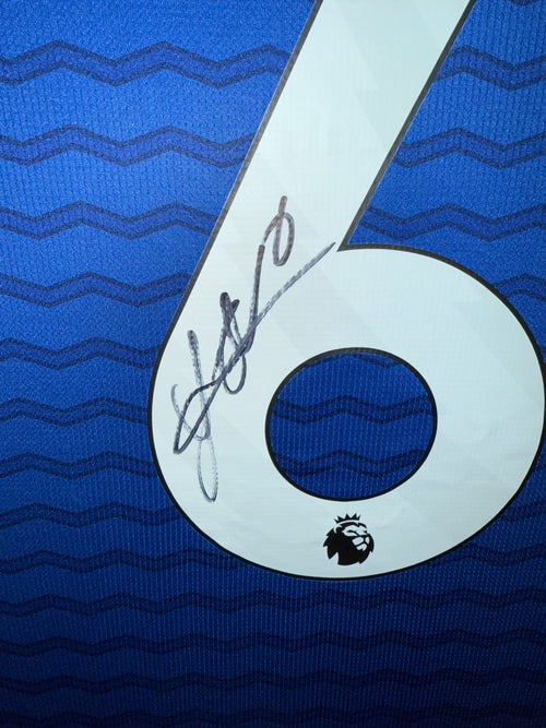 James Tarkowski - 2025/26 Framed Signed Everton Shirt with COA + XL Frame