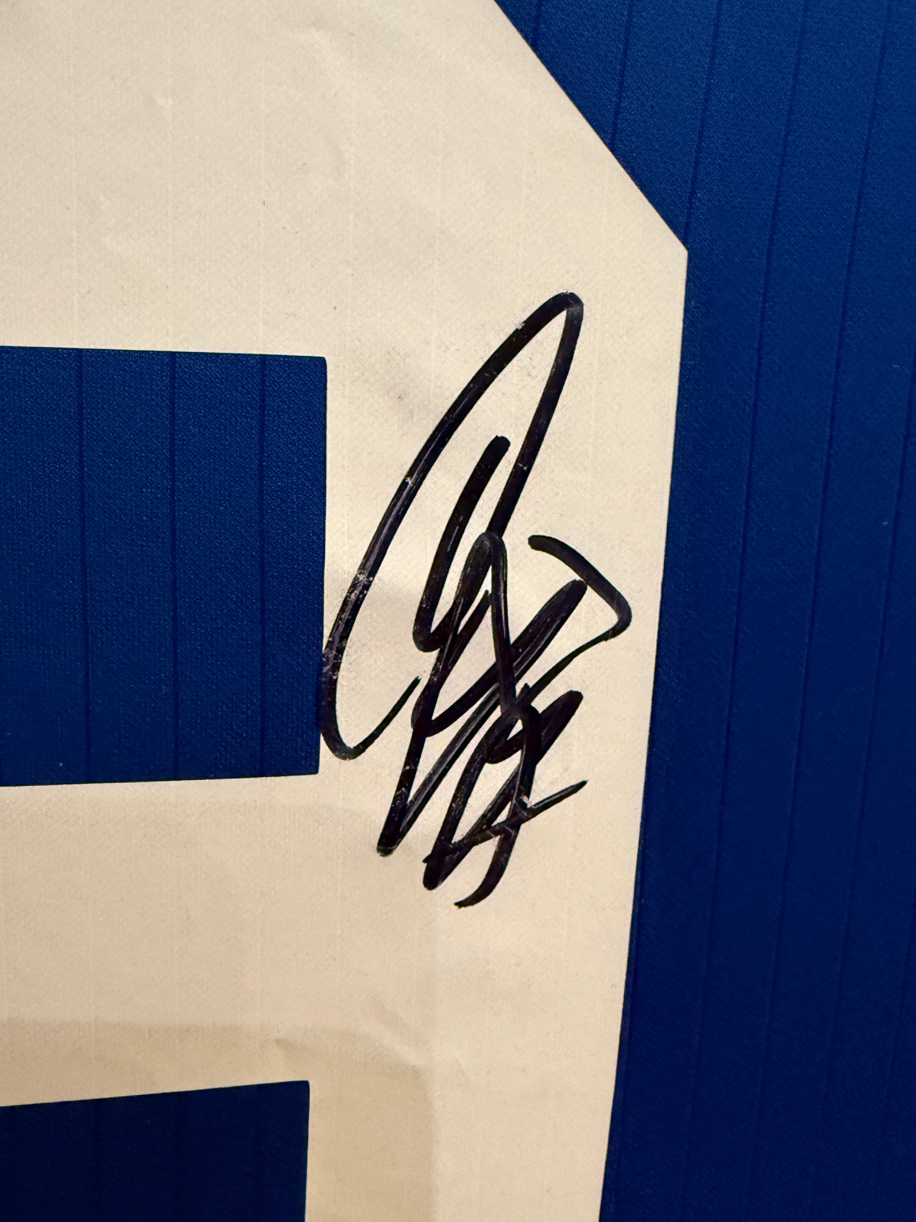 Duncan Ferguson - Framed Signed Everton Shirt with COA - XL Frame