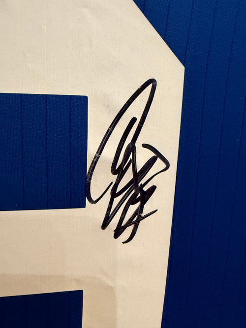 Duncan Ferguson - Framed Signed Everton Shirt with COA - XL Frame